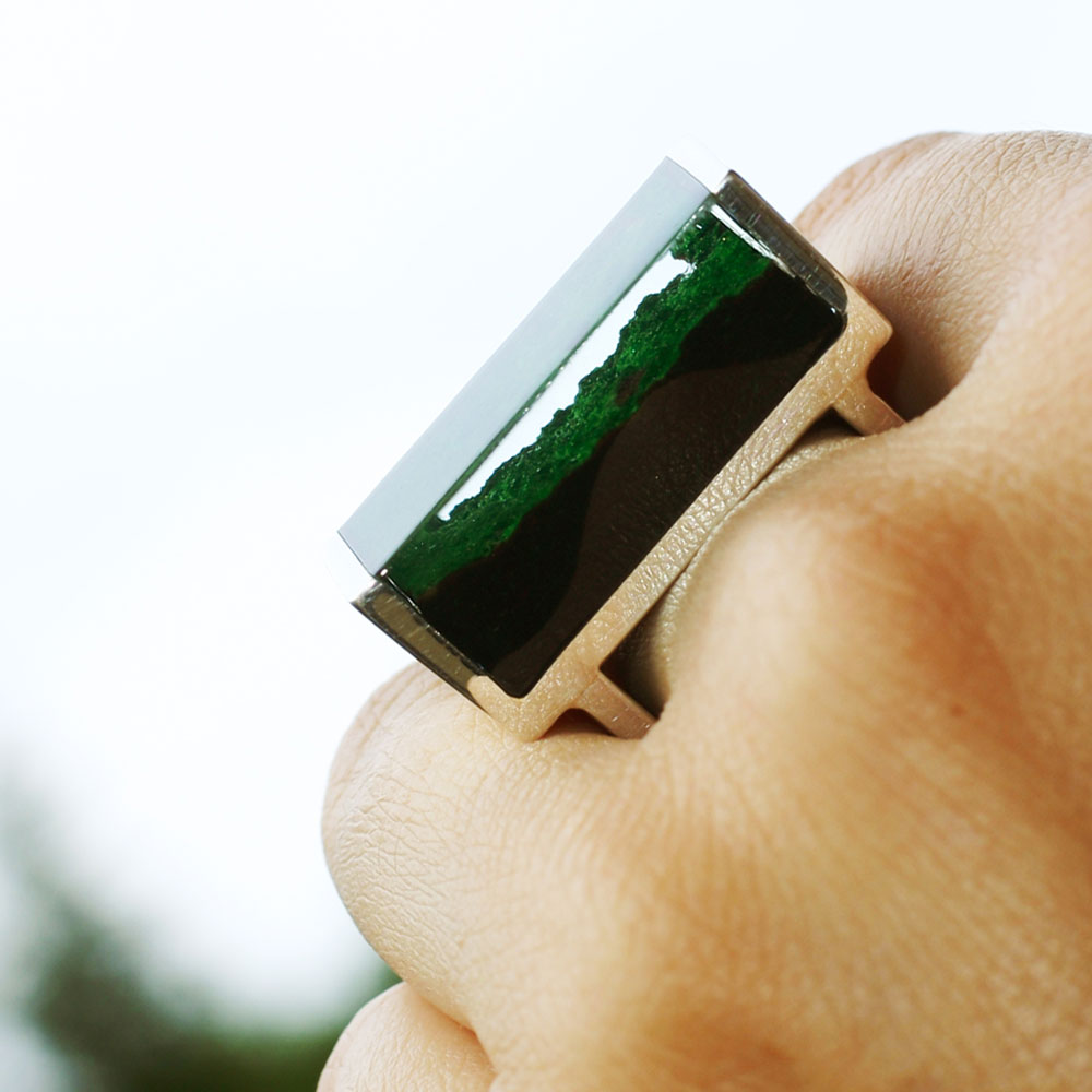 Silent Green Uwarowit Ring